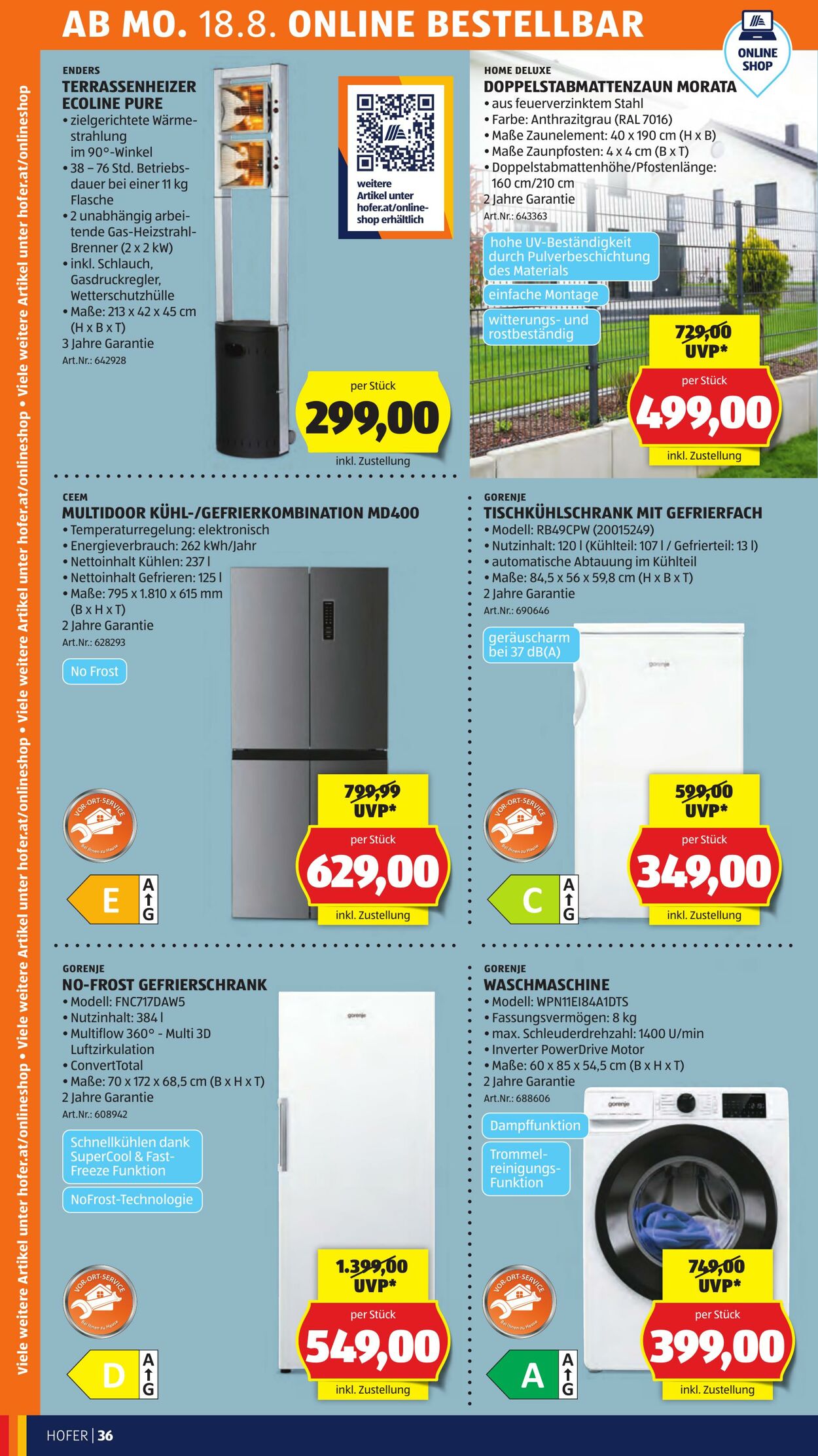 Prospekt Hofer 16.08.2025 - 21.08.2025