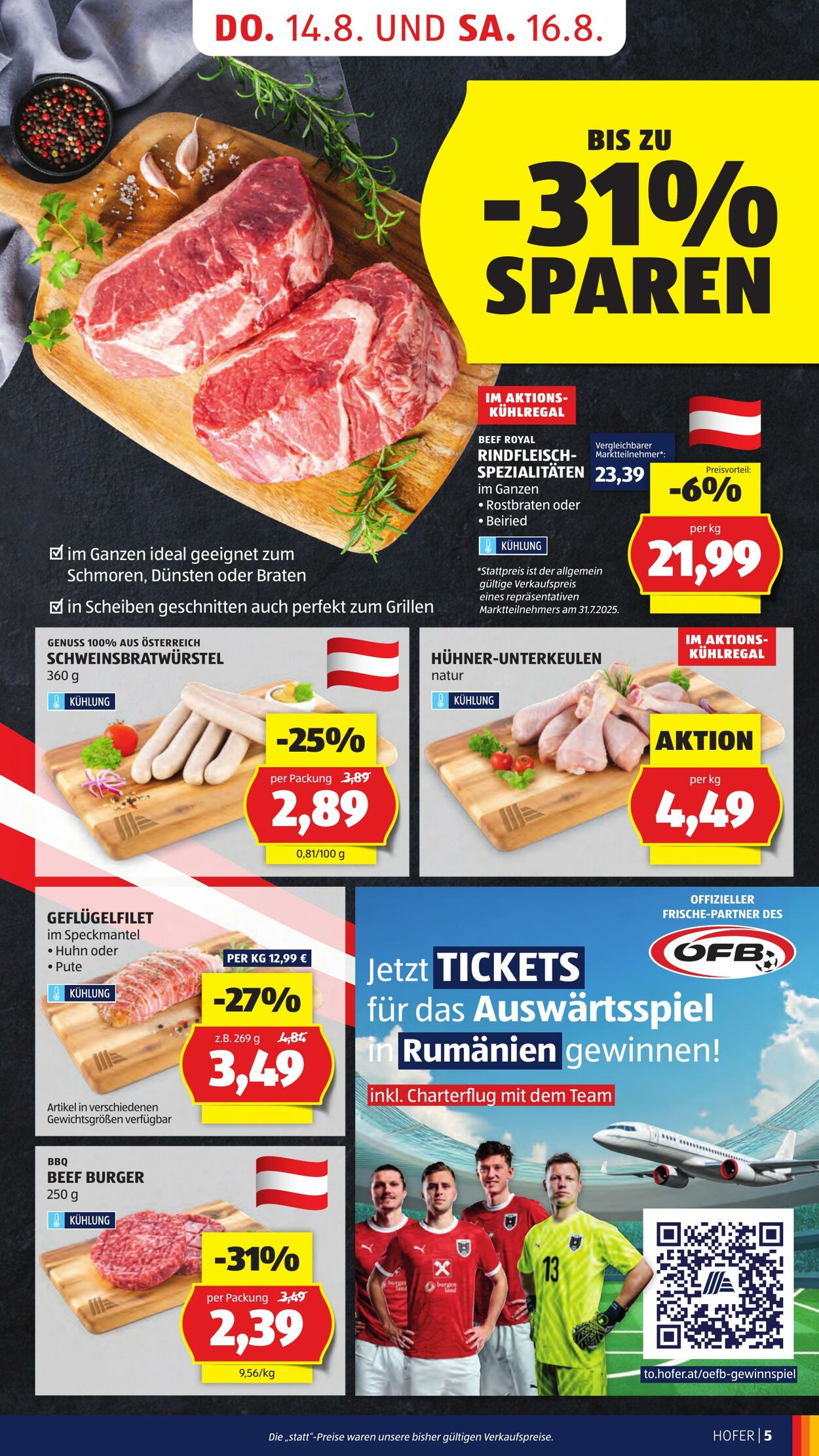 Prospekt Hofer 16.08.2025 - 21.08.2025