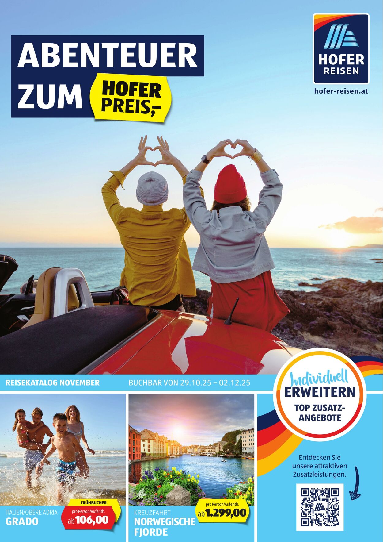 Prospekt Hofer - Angebote gültig von 29.10.-02.12.2025 29 Okt, 2025 - 2 Dez, 2025
