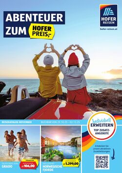 Prospekt Hofer 29.10.2025 - 02.12.2025