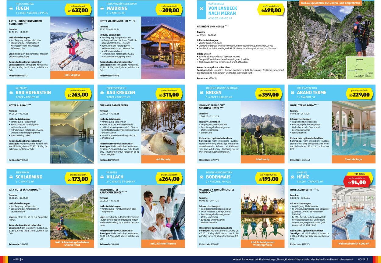 Prospekt Hofer 30.07.2025 - 02.09.2025