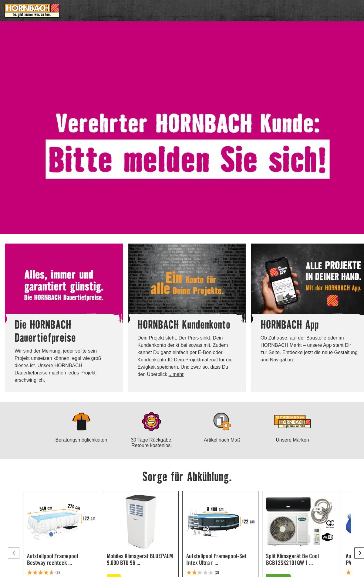 Prospekt Hornbach 12.07.2023 - 20.07.2023