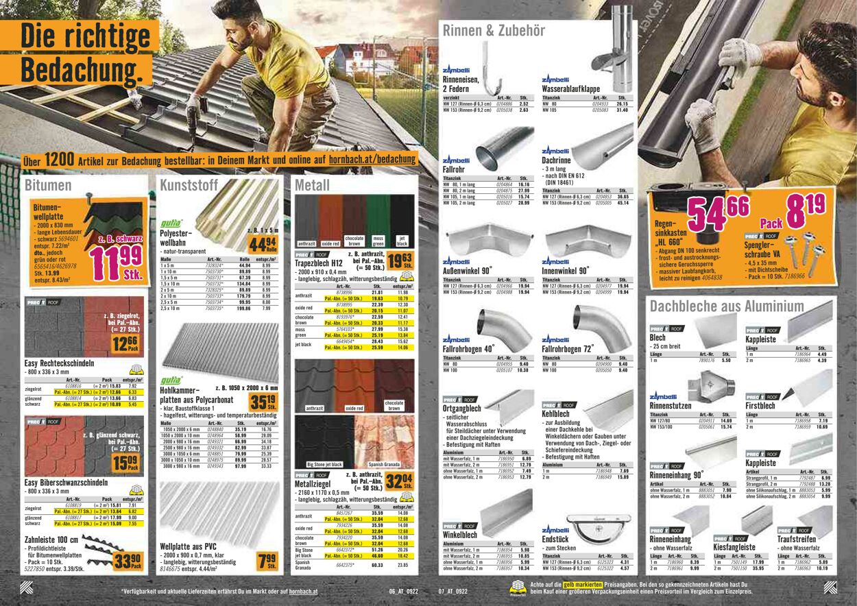 Prospekt Hornbach 07.09.2022 - 21.09.2022