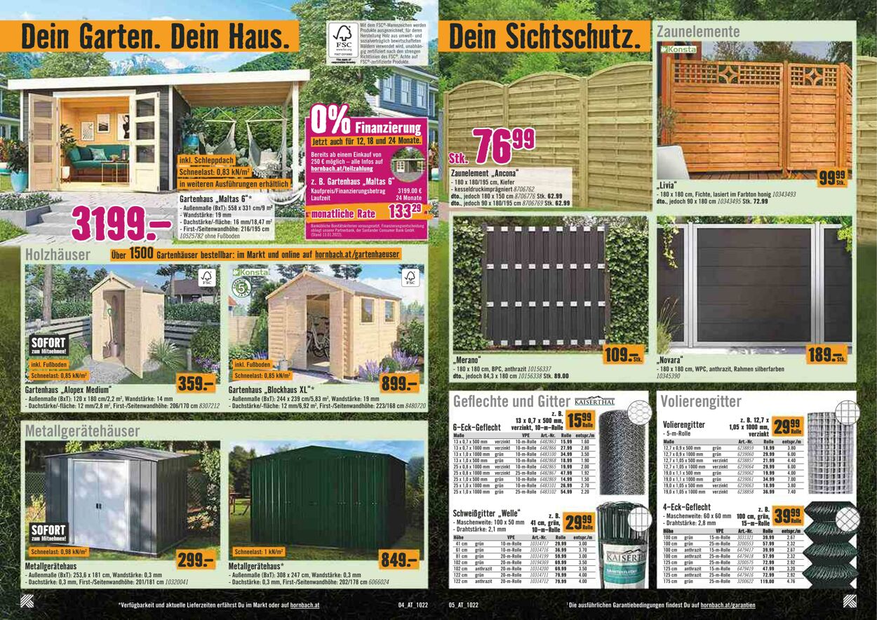 Prospekt Hornbach 05.10.2022 - 19.10.2022