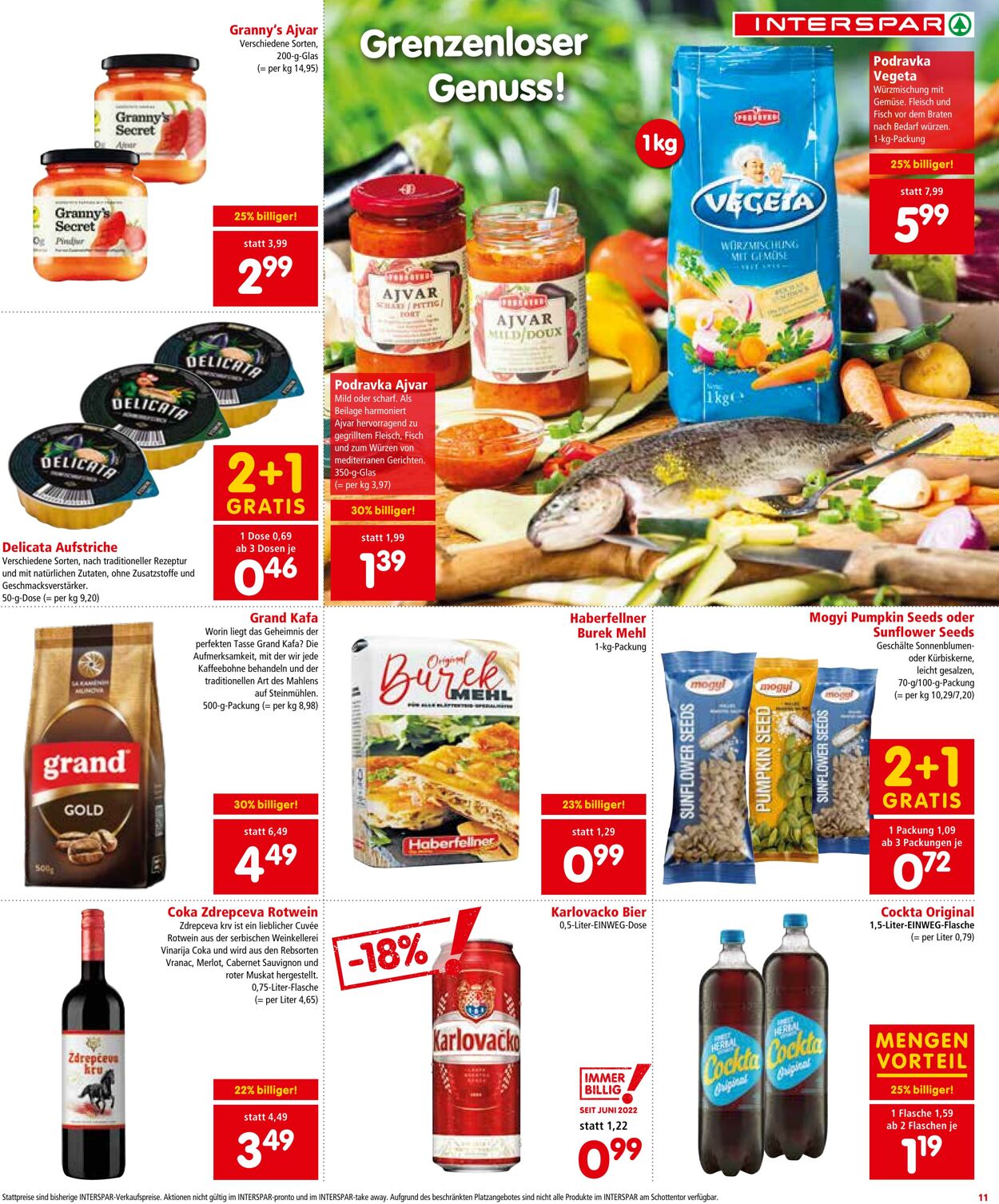 Prospekt Interspar 25.08.2022 - 07.09.2022