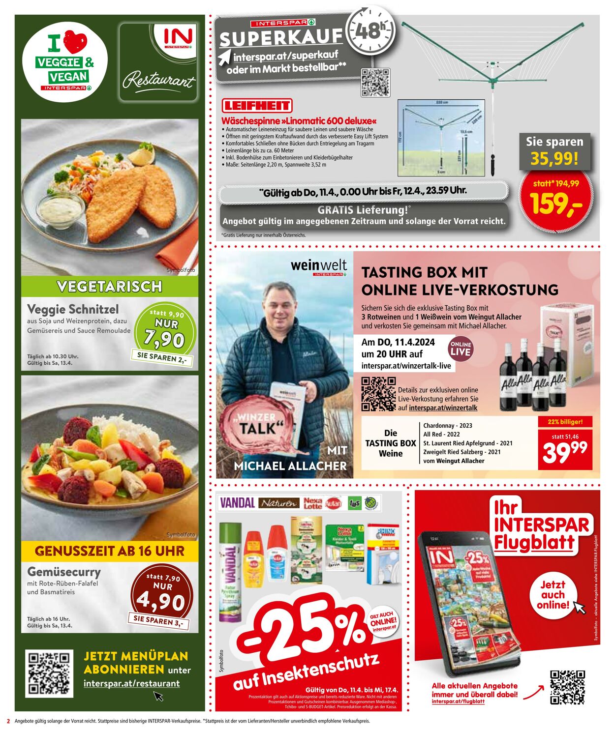 Prospekt Interspar 11.04.2024 - 17.04.2024