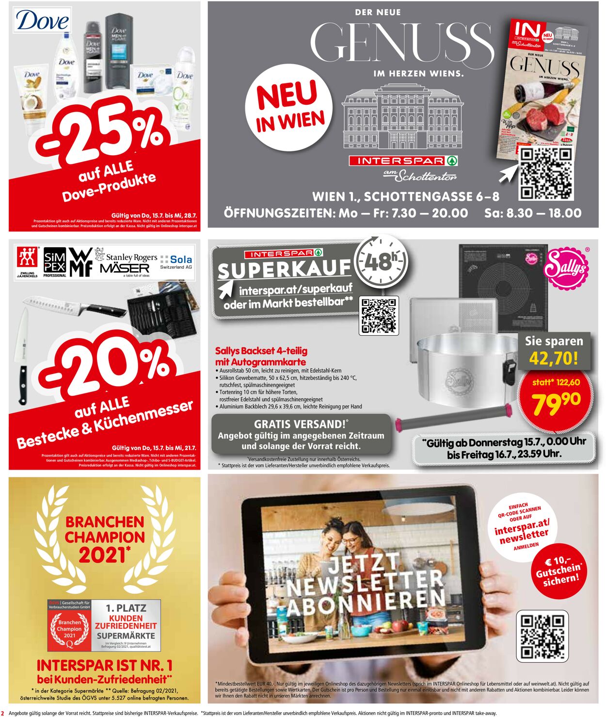 Prospekt Interspar 15.07.2021 - 28.07.2021