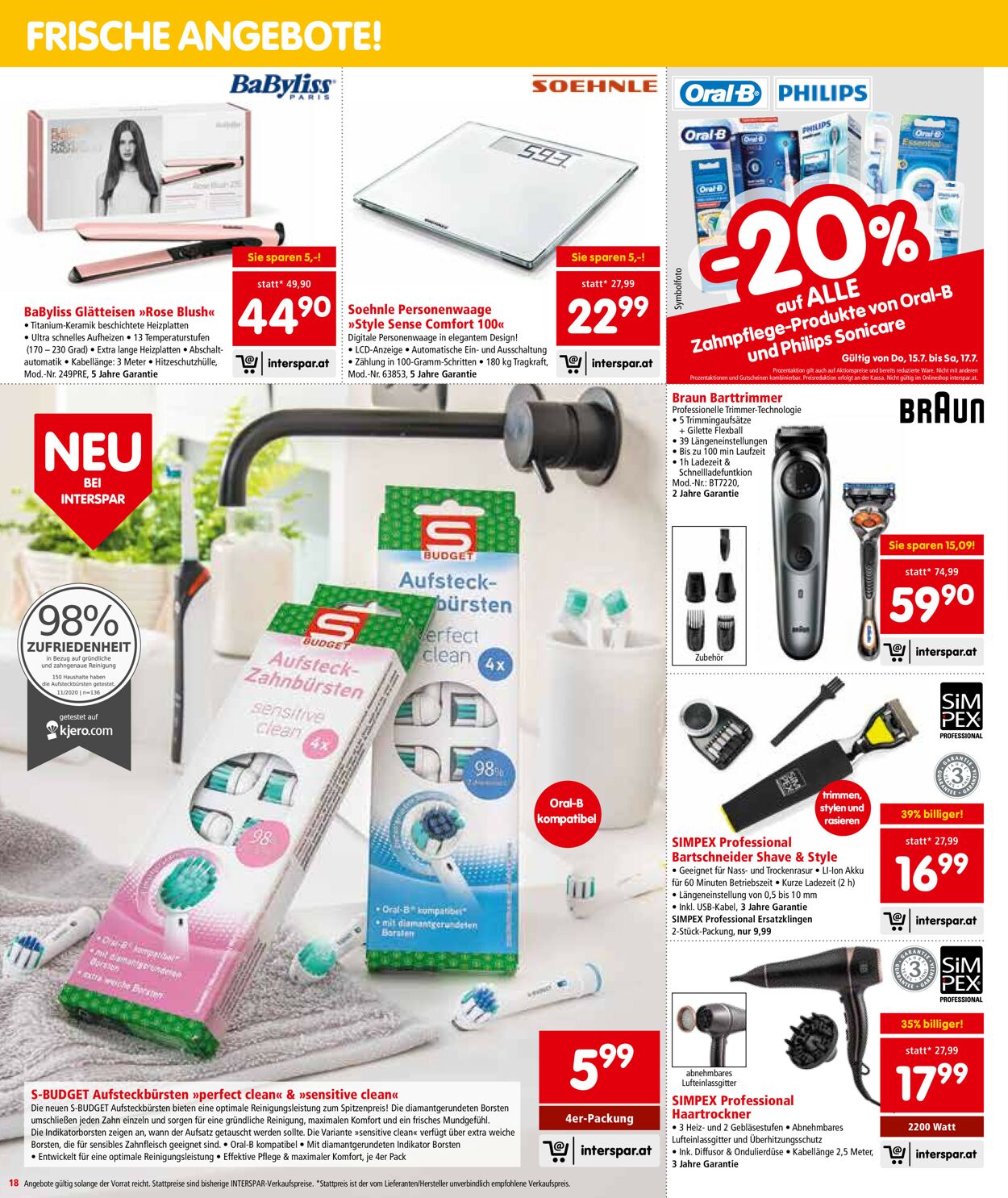 Prospekt Interspar 15.07.2021 - 28.07.2021