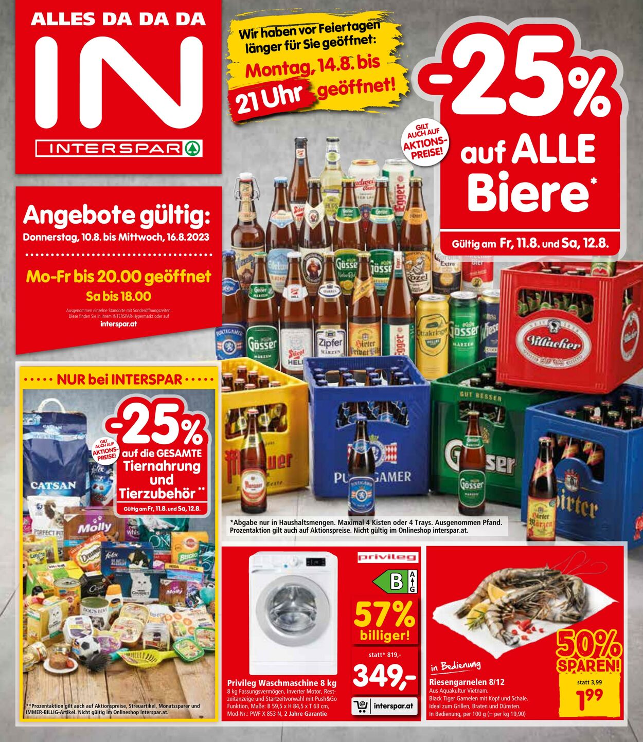 Prospekt Interspar 10.08.2023 - 16.08.2023