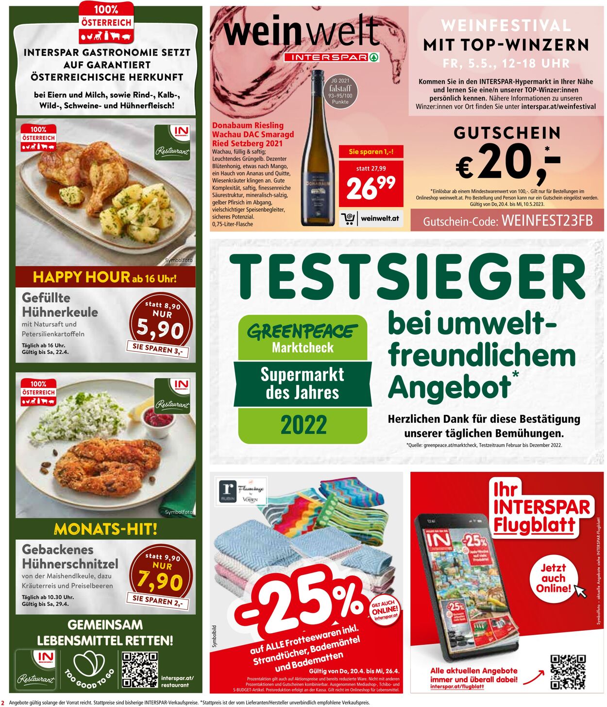 Prospekt Interspar 20.04.2023 - 26.04.2023