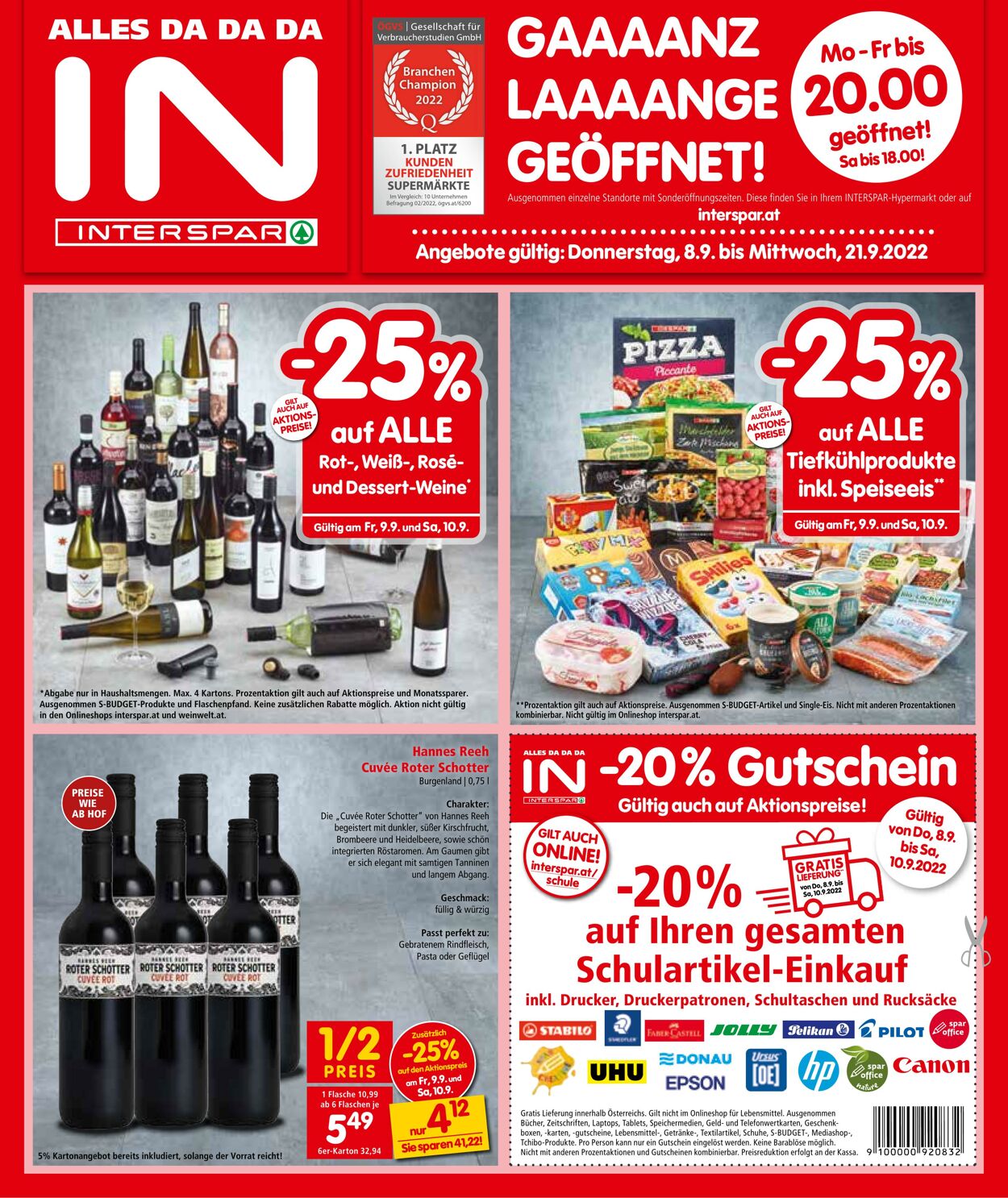 Prospekt Interspar 08.09.2022 - 21.09.2022