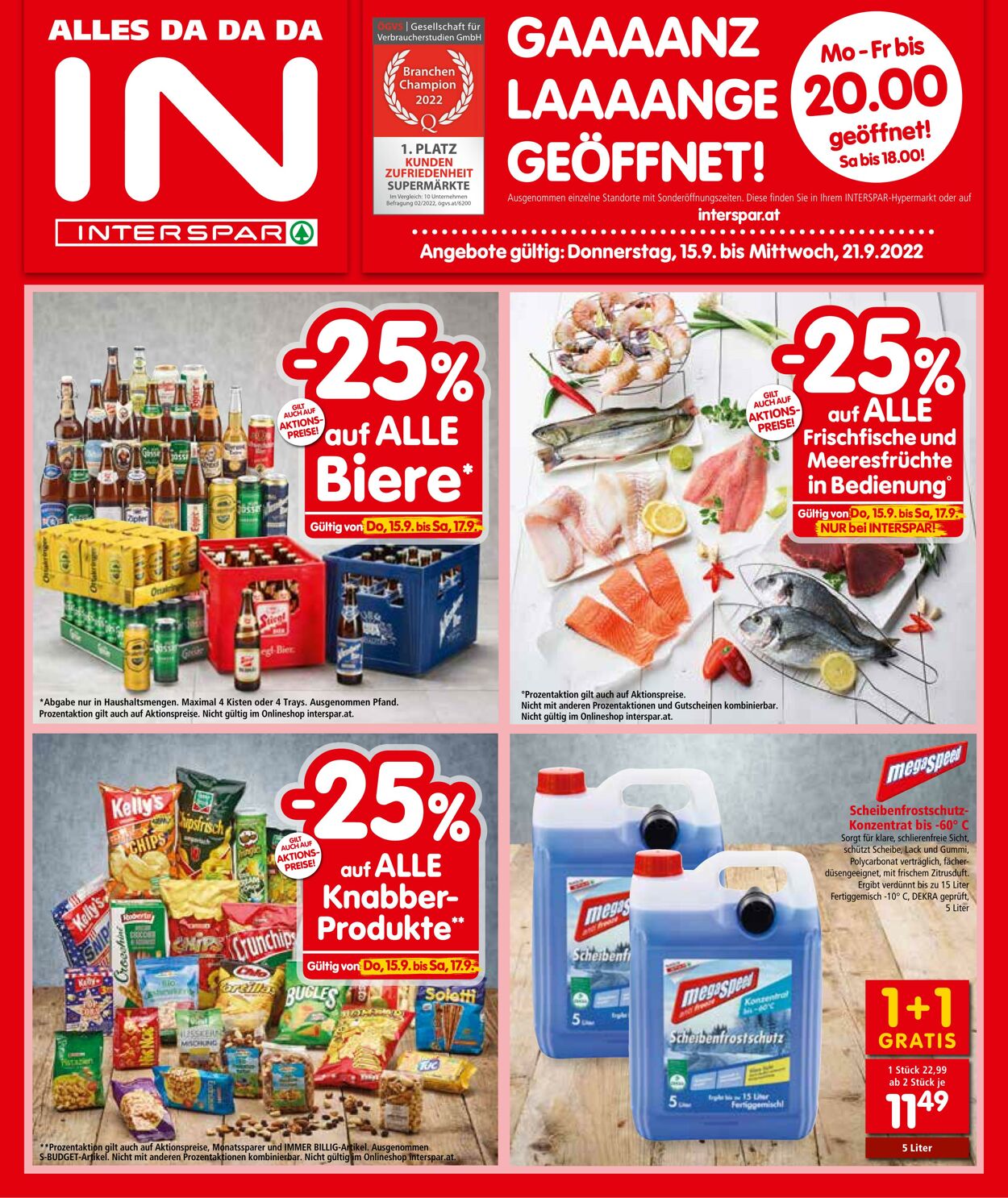 Prospekt Interspar 15.09.2022 - 21.09.2022