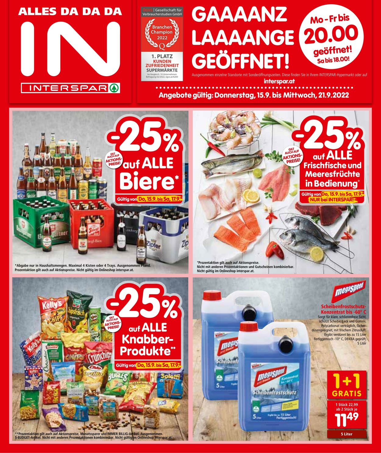 Prospekt Interspar 15.09.2022 - 21.09.2022