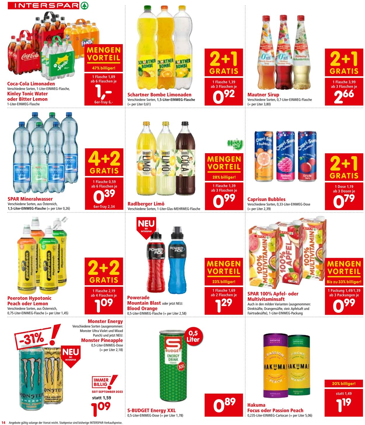 Prospekt Interspar 28.09.2023 - 11.10.2023