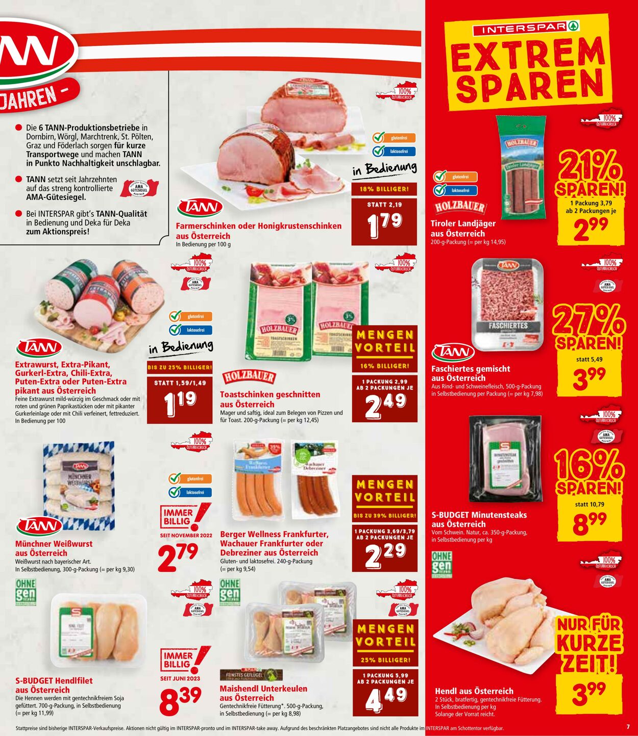 Prospekt Interspar 31.08.2023 - 13.09.2023