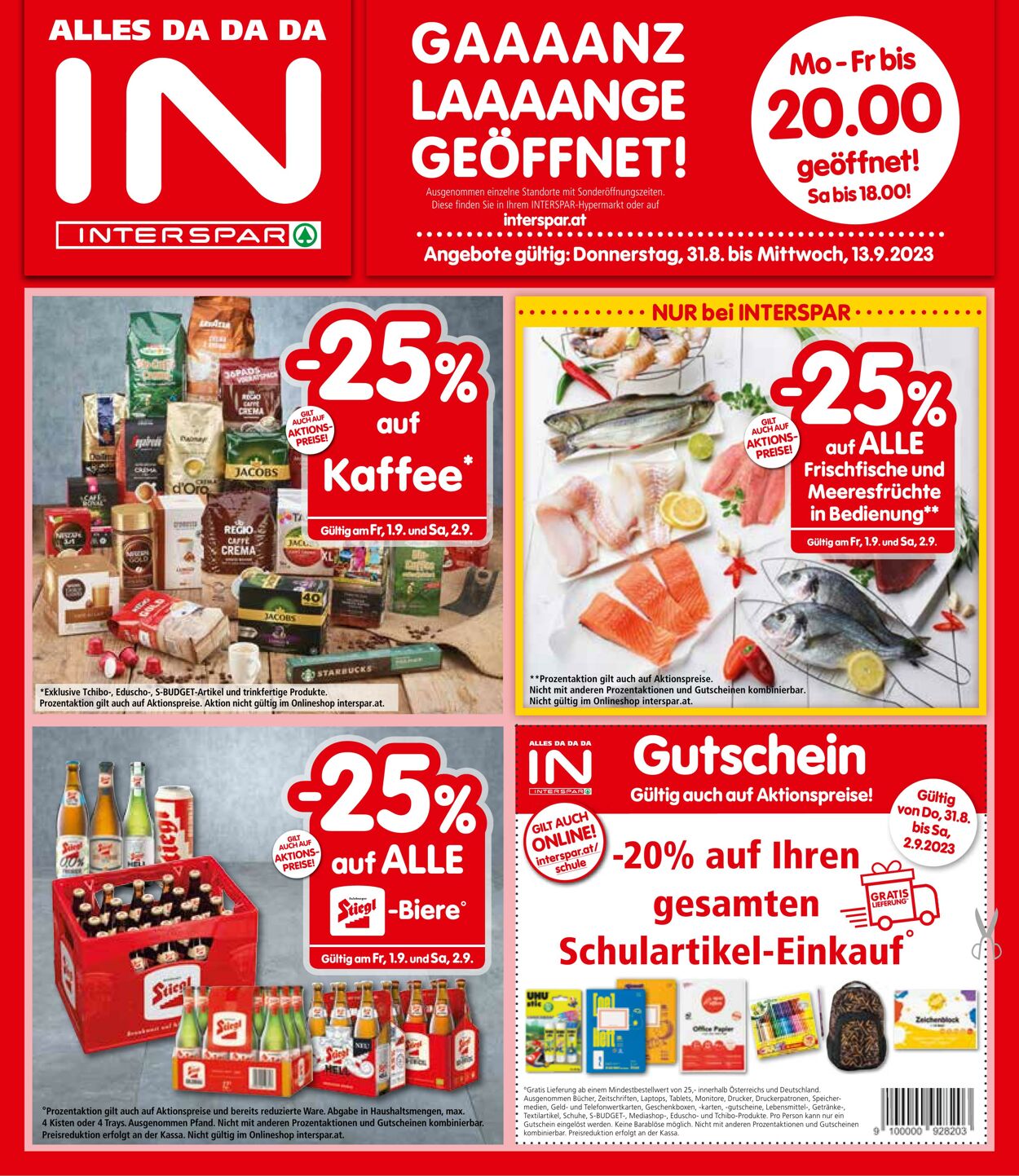 Prospekt Interspar 31.08.2023 - 13.09.2023