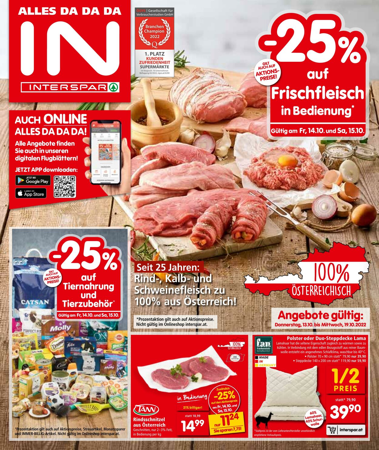 Prospekt Interspar 13.10.2022 - 19.10.2022