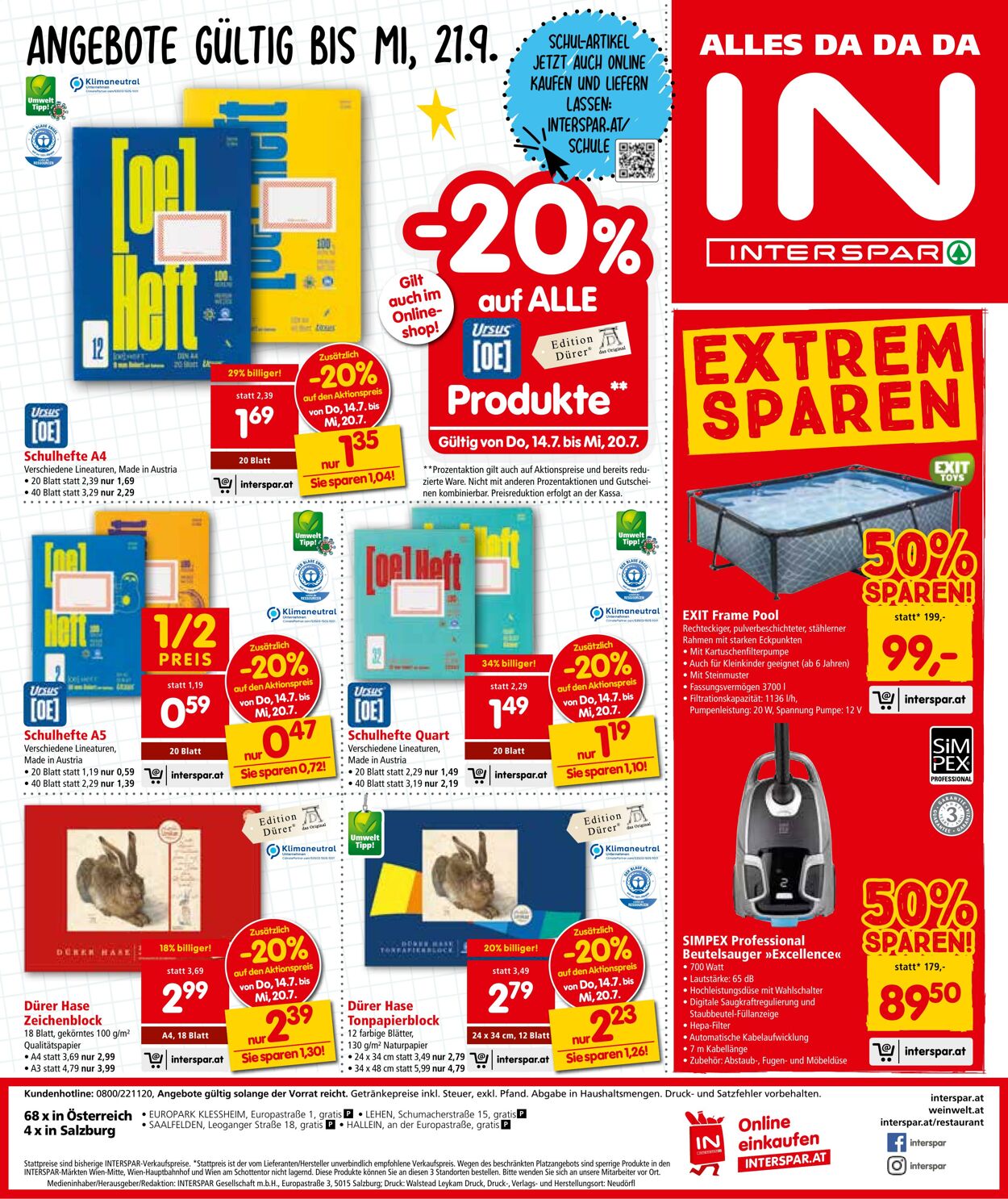 Prospekt Interspar 14.07.2022 - 27.07.2022