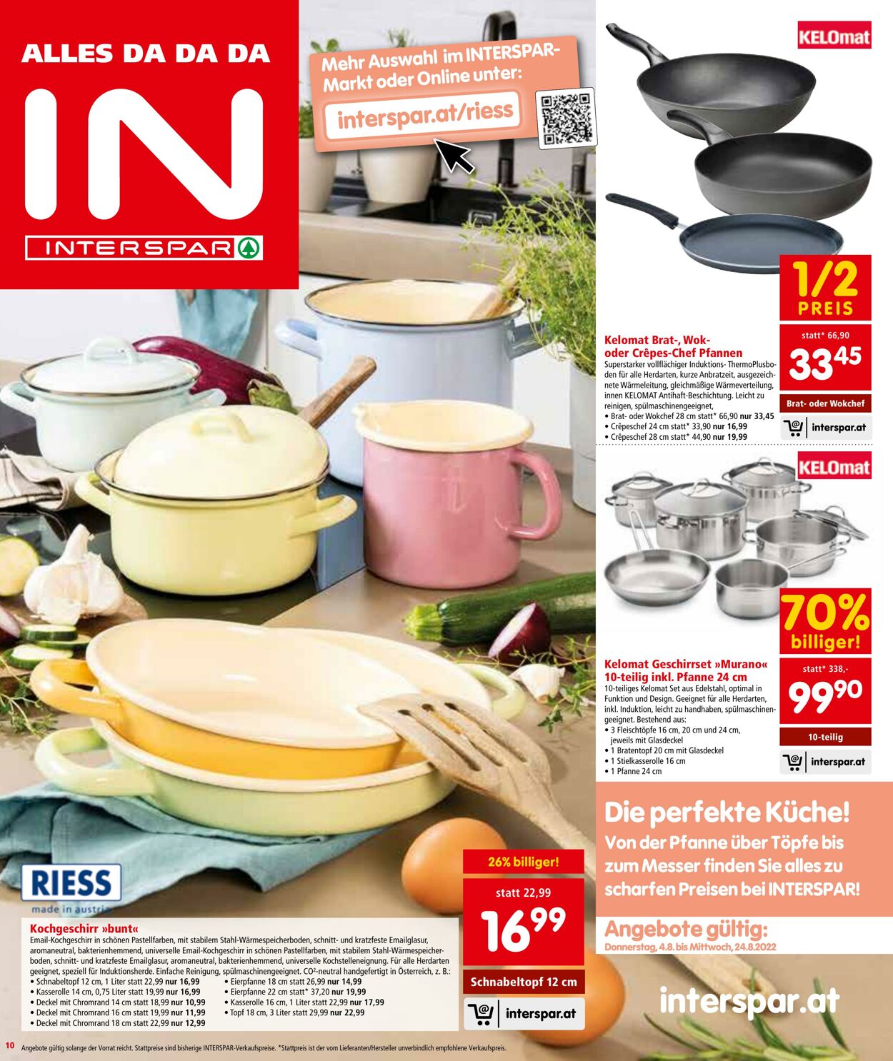 Prospekt Interspar 04.08.2022 - 10.08.2022