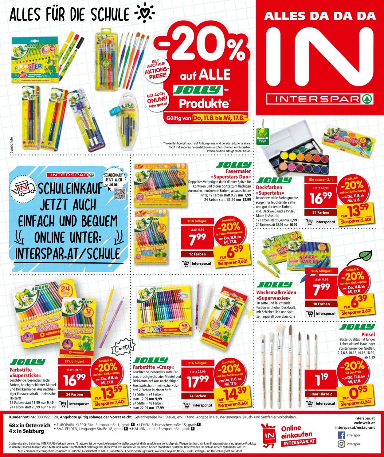 Prospekt Interspar 11.08.2022 - 24.08.2022