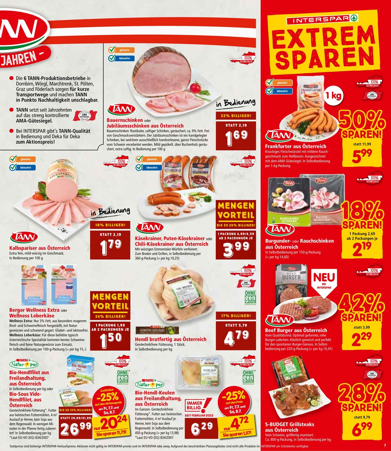 Prospekt Interspar 06.07.2023 - 19.07.2023