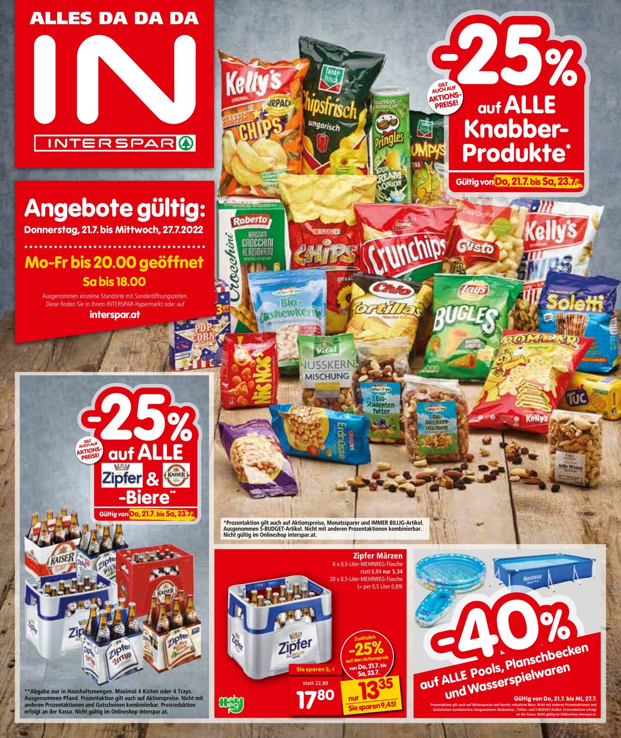 Prospekt Interspar 21.07.2022 - 27.07.2022