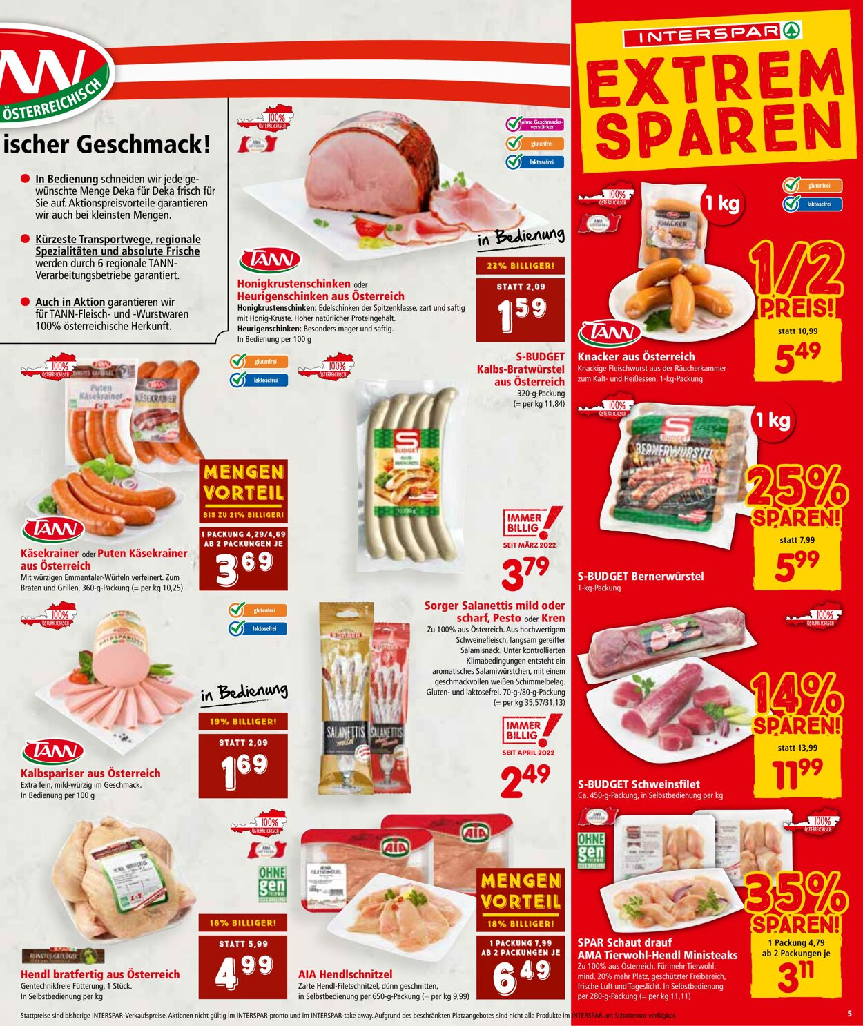 Prospekt Interspar 22.09.2022 - 05.10.2022