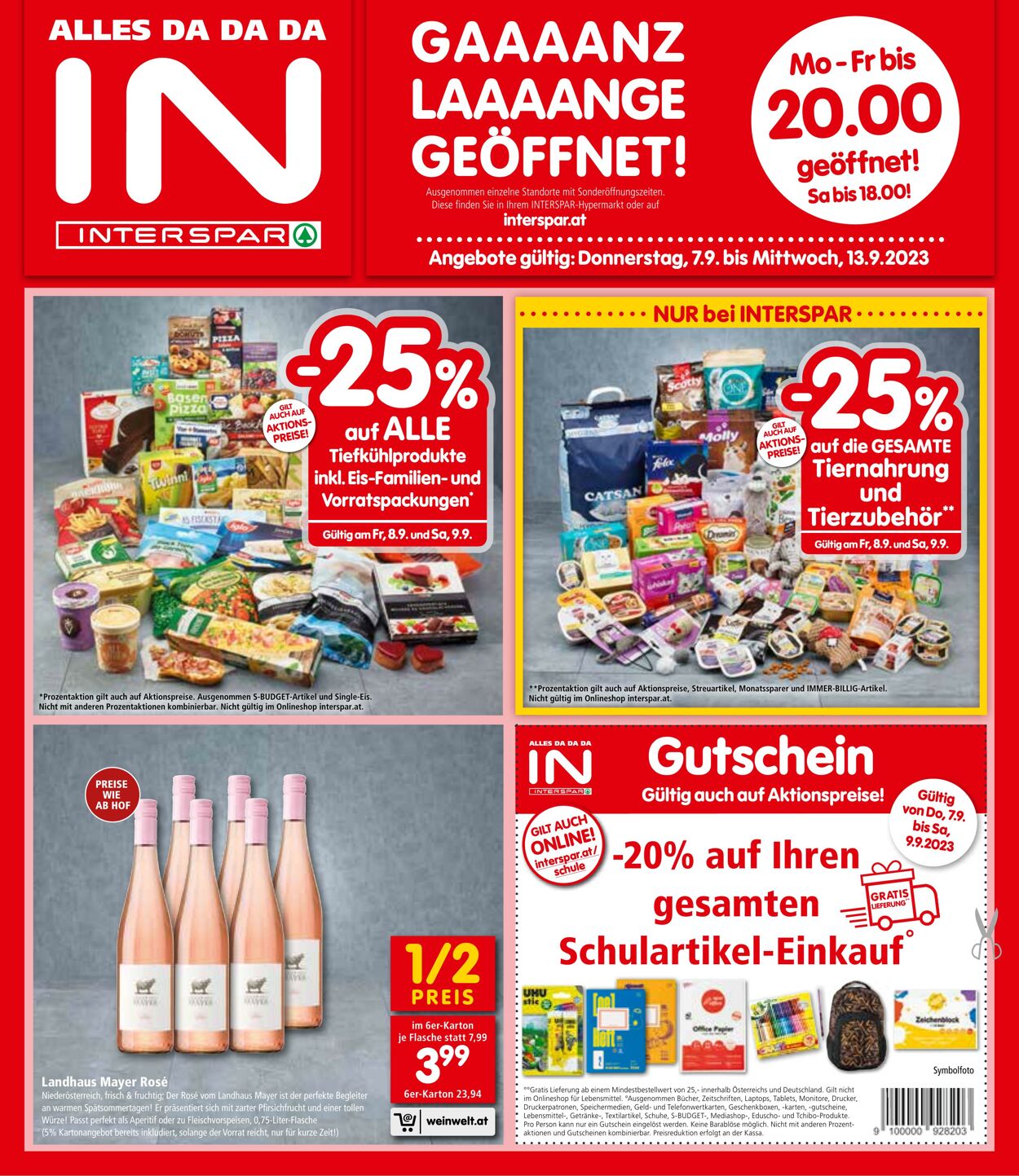 Prospekt Interspar 07.09.2023 - 13.09.2023