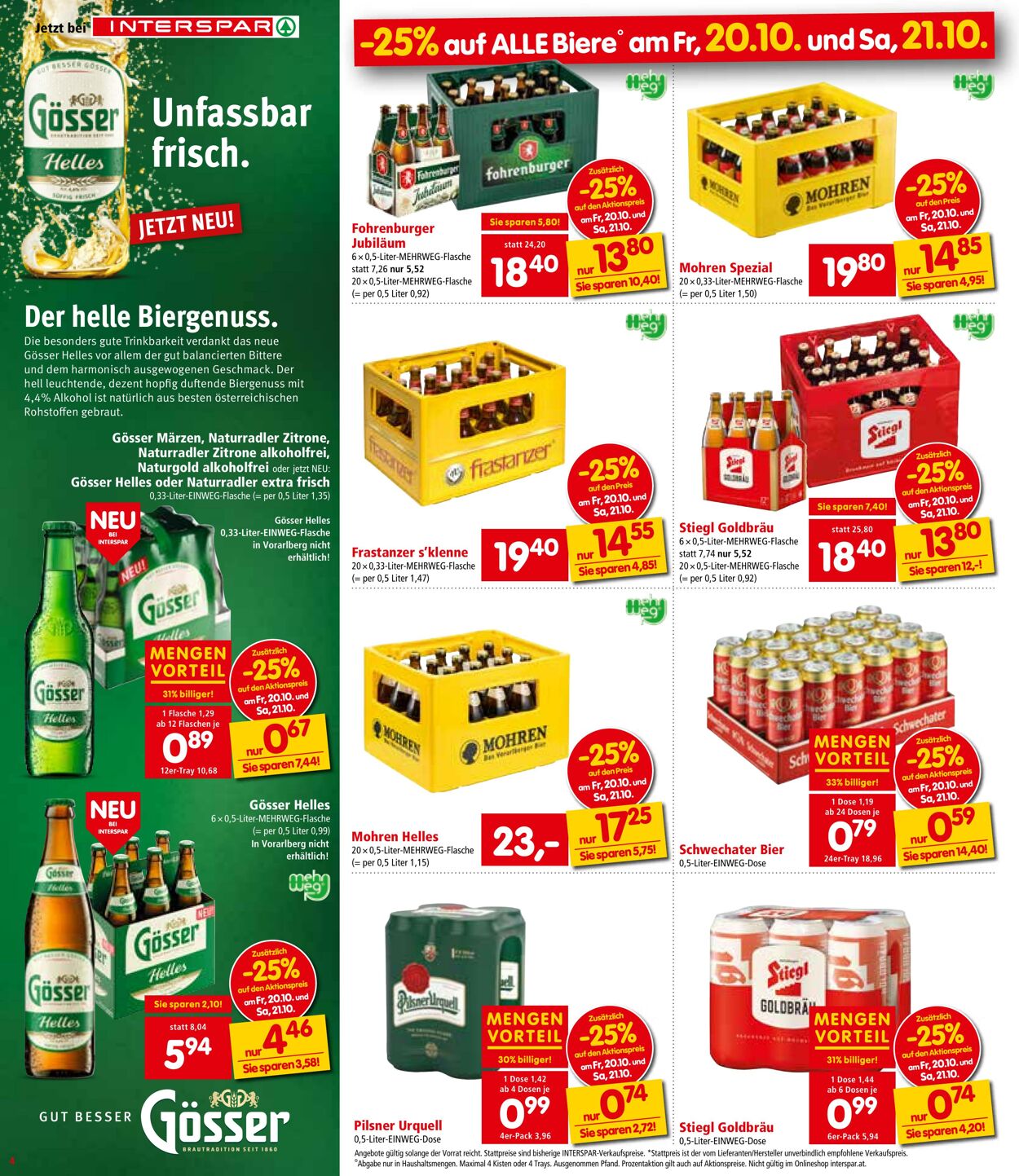 Prospekt Interspar 19.10.2023 - 24.10.2023