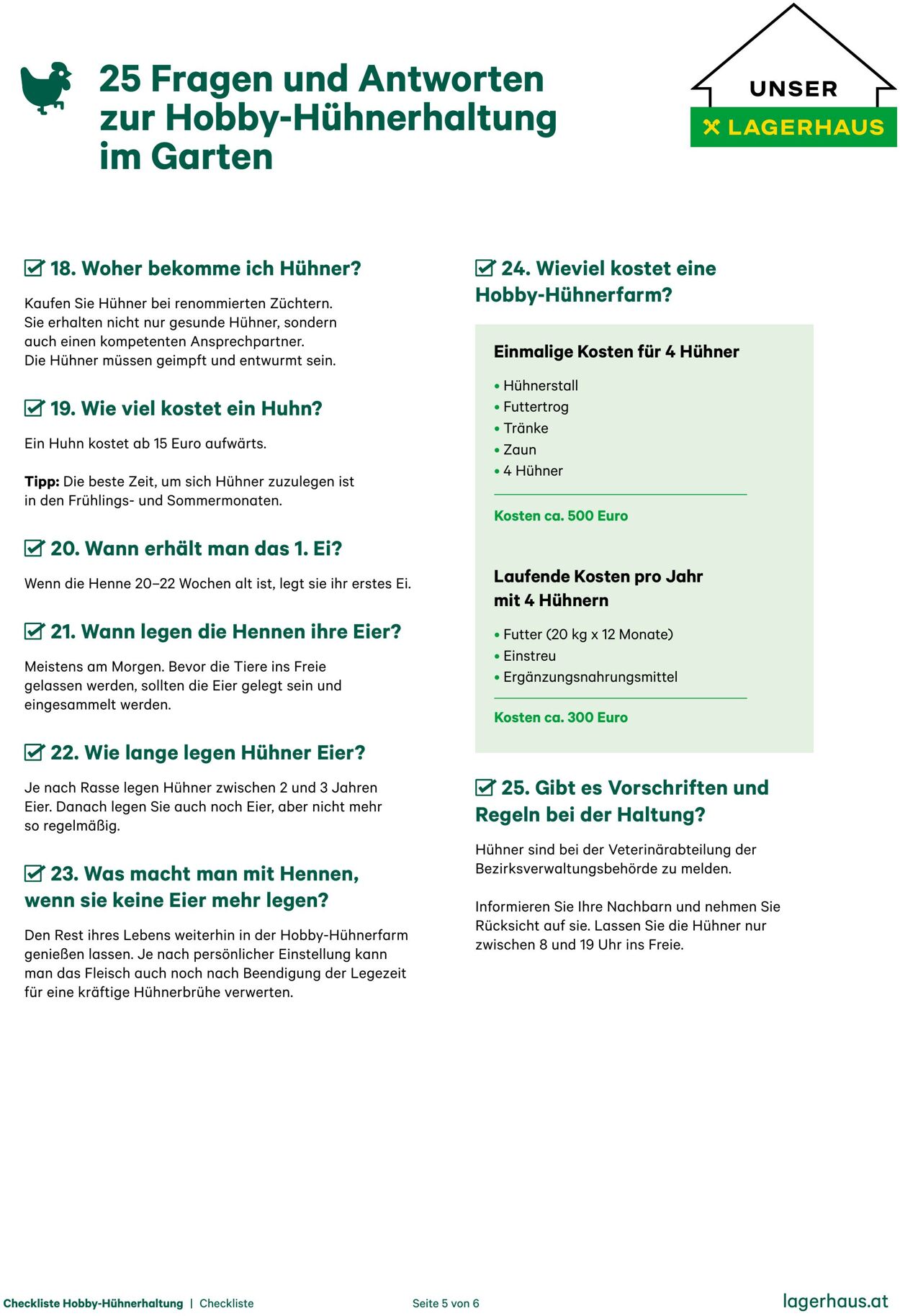 Prospekt Lagerhaus 23.10.2024 - 10.11.2024