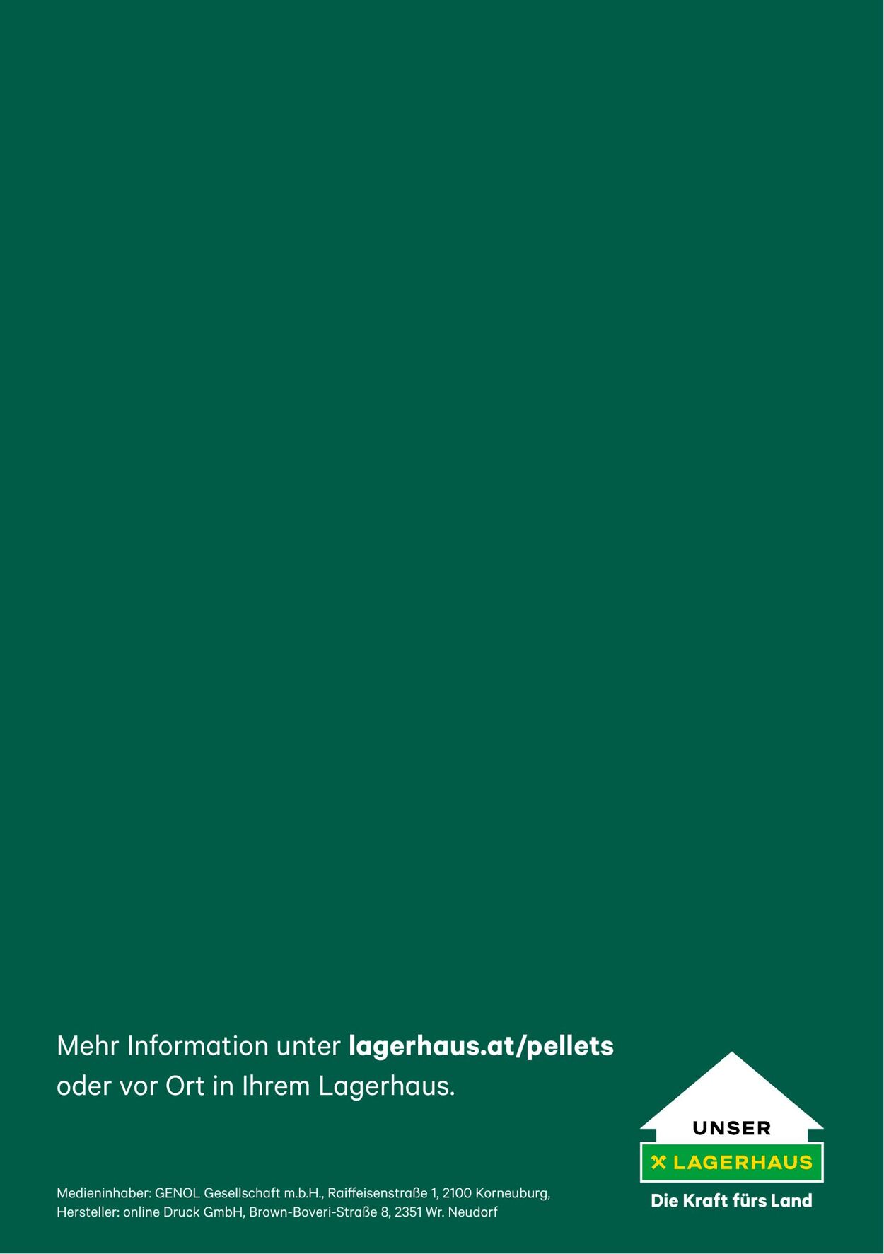 Prospekt Lagerhaus 23.10.2024 - 10.11.2024