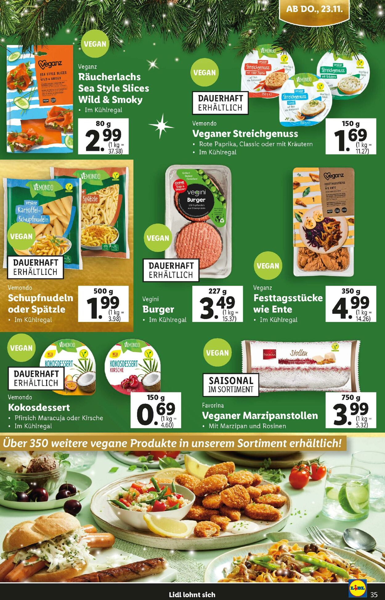 Prospekt Lidl 09.11.2023 - 30.12.2023