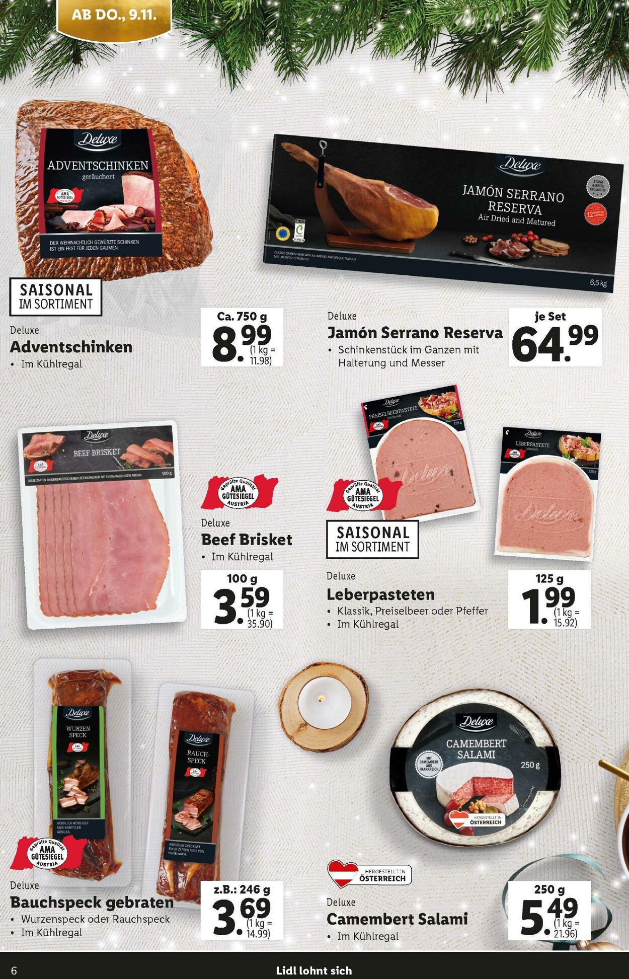 Prospekt Lidl 09.11.2023 - 30.12.2023