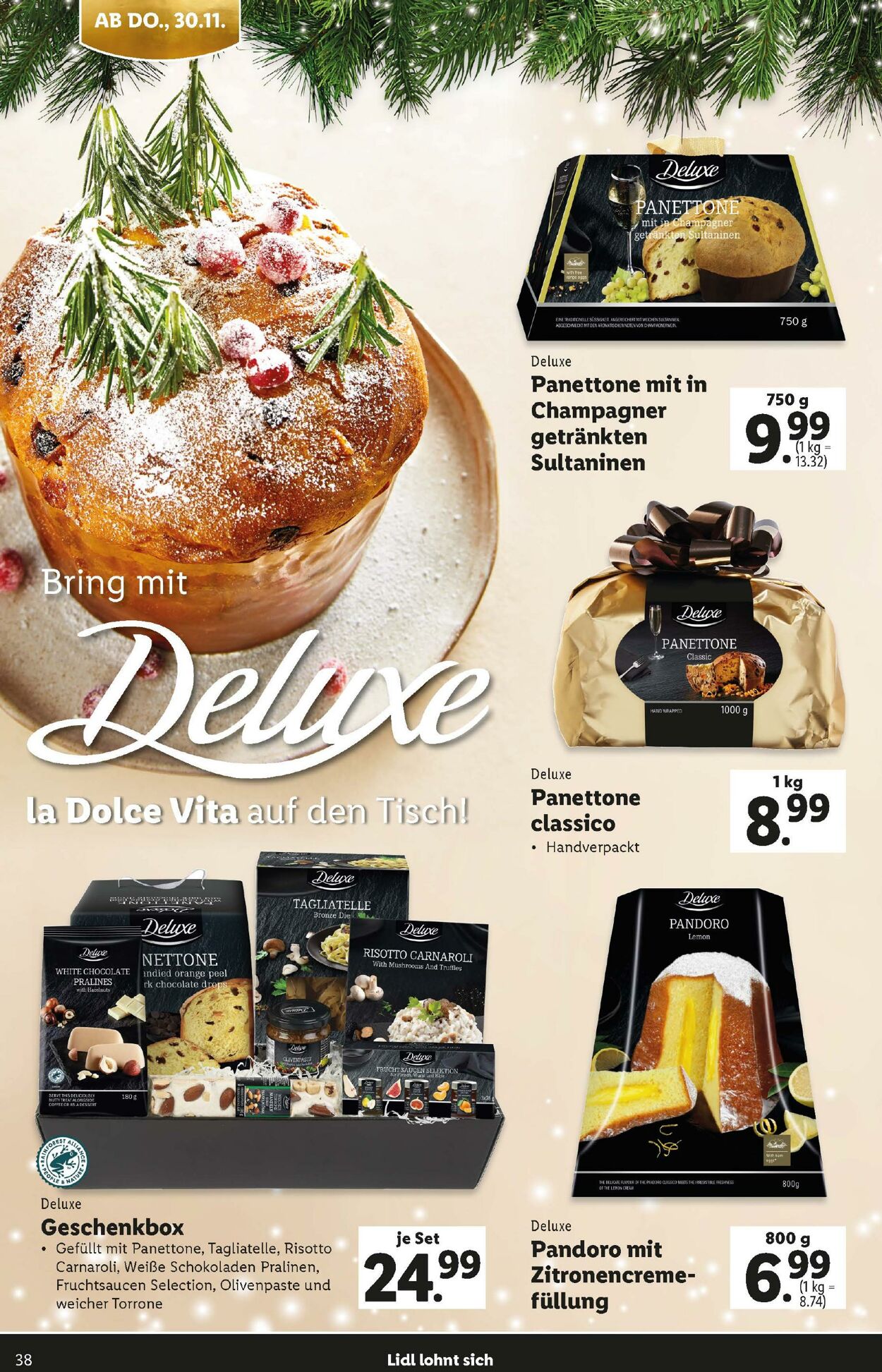 Prospekt Lidl 09.11.2023 - 30.12.2023