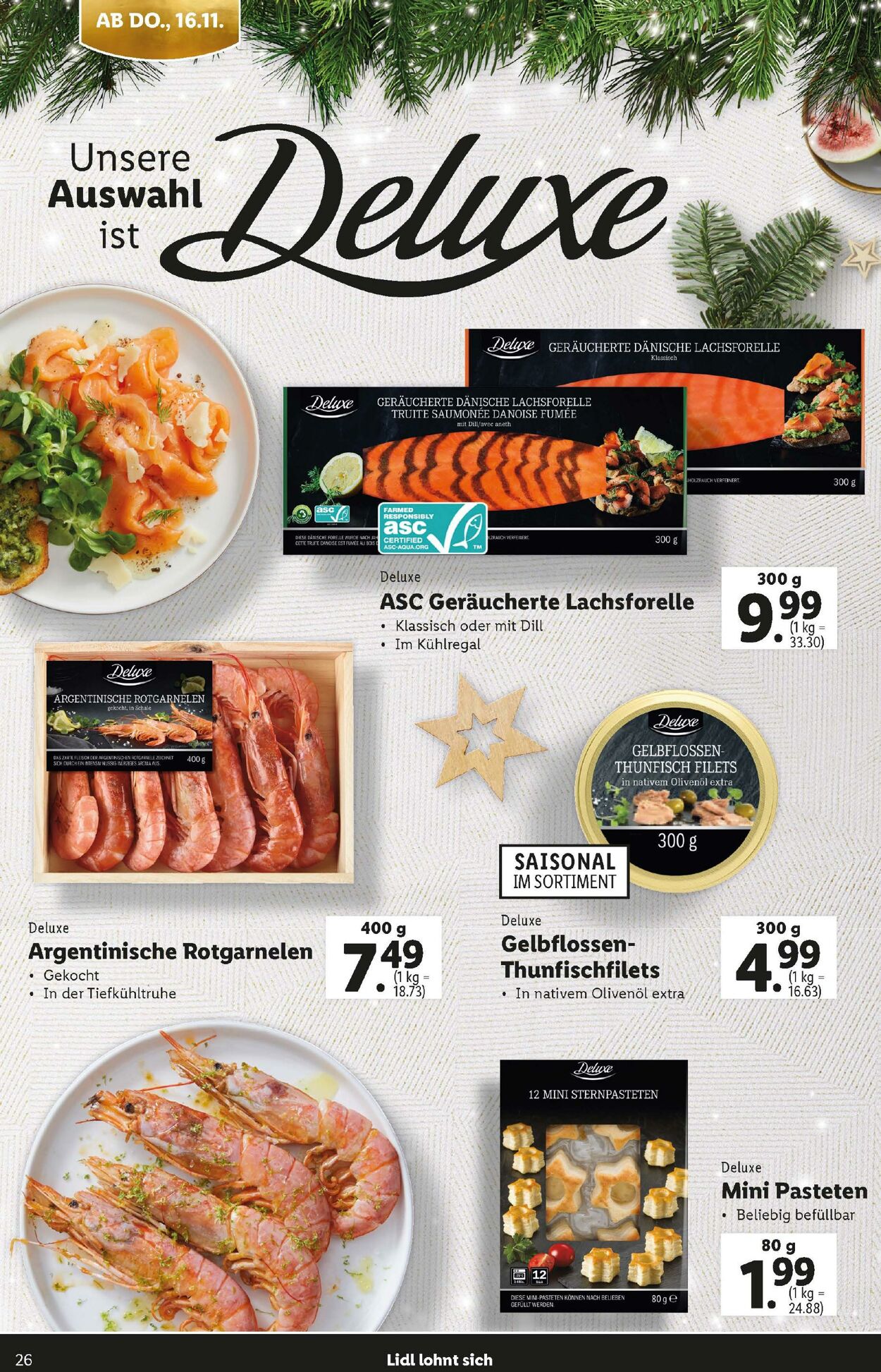 Prospekt Lidl 09.11.2023 - 30.12.2023