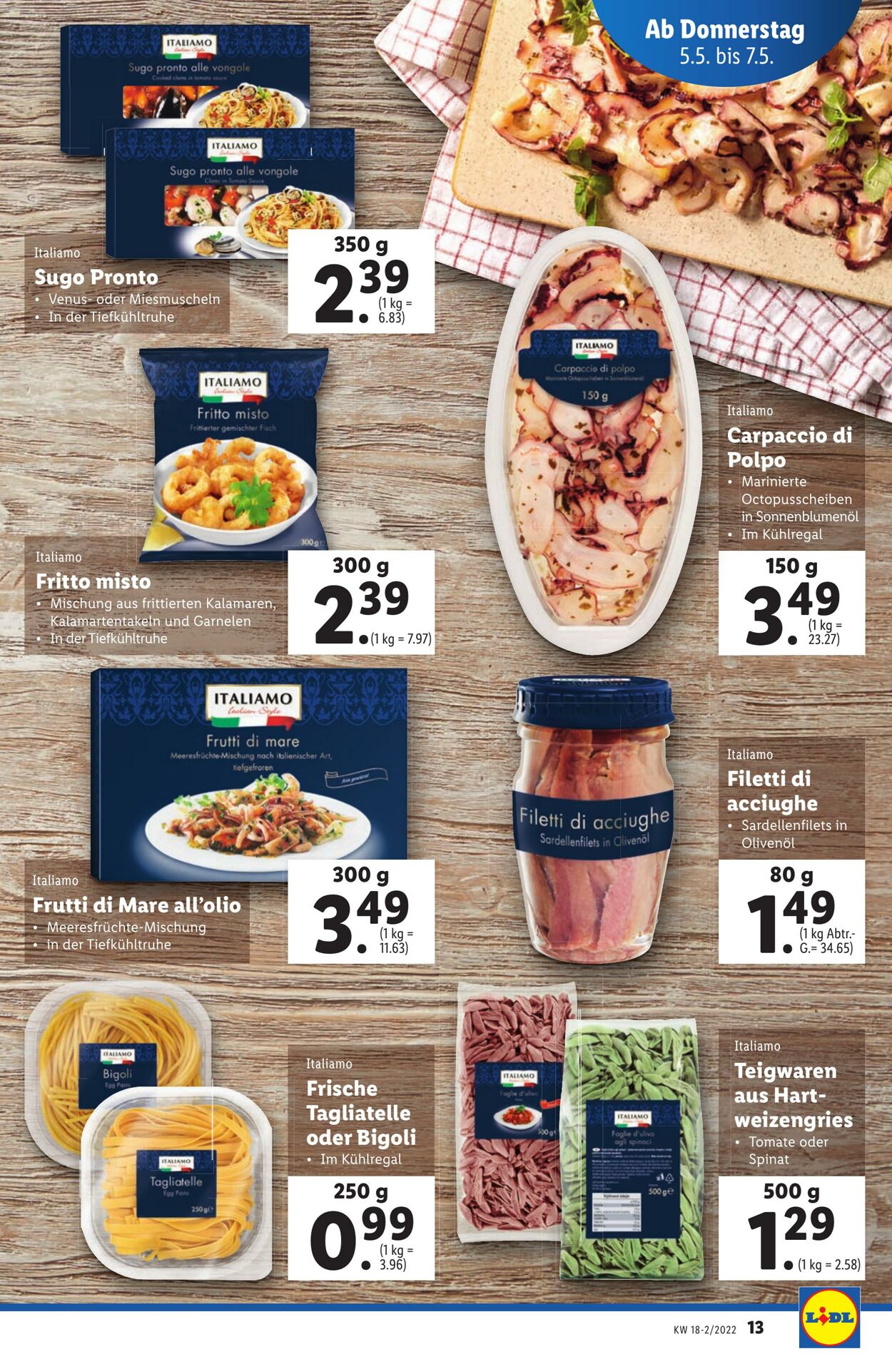 Prospekt Lidl 05.05.2022 - 11.05.2022