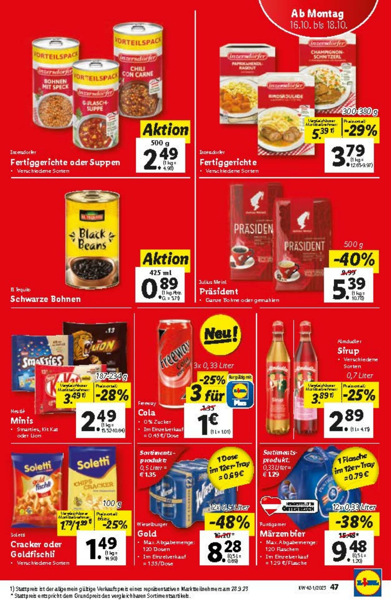 Prospekt Lidl 12.10.2023 - 14.10.2023