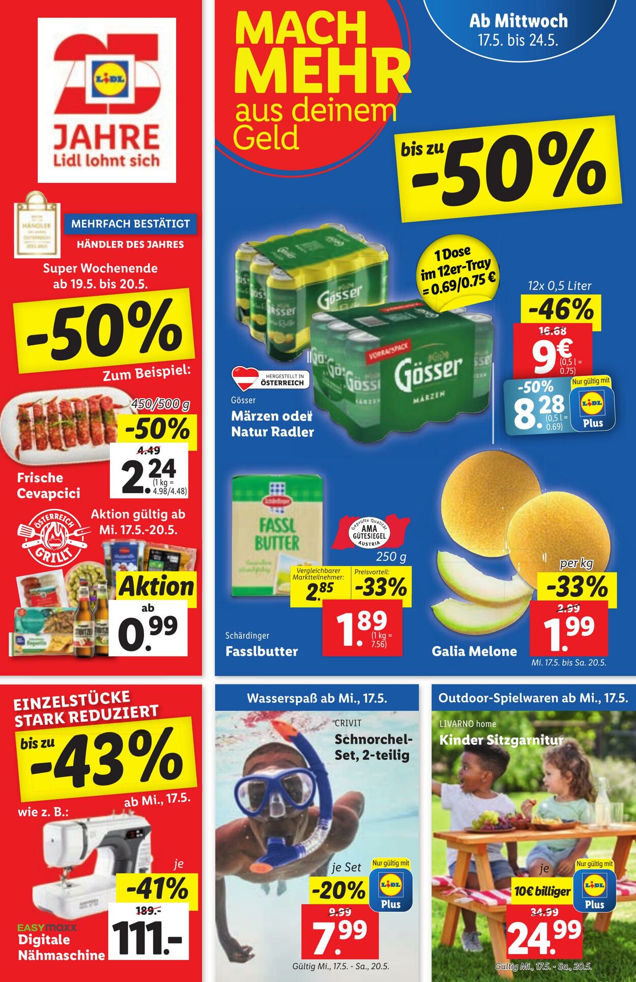 Prospekt Lidl 17.05.2023 - 24.05.2023