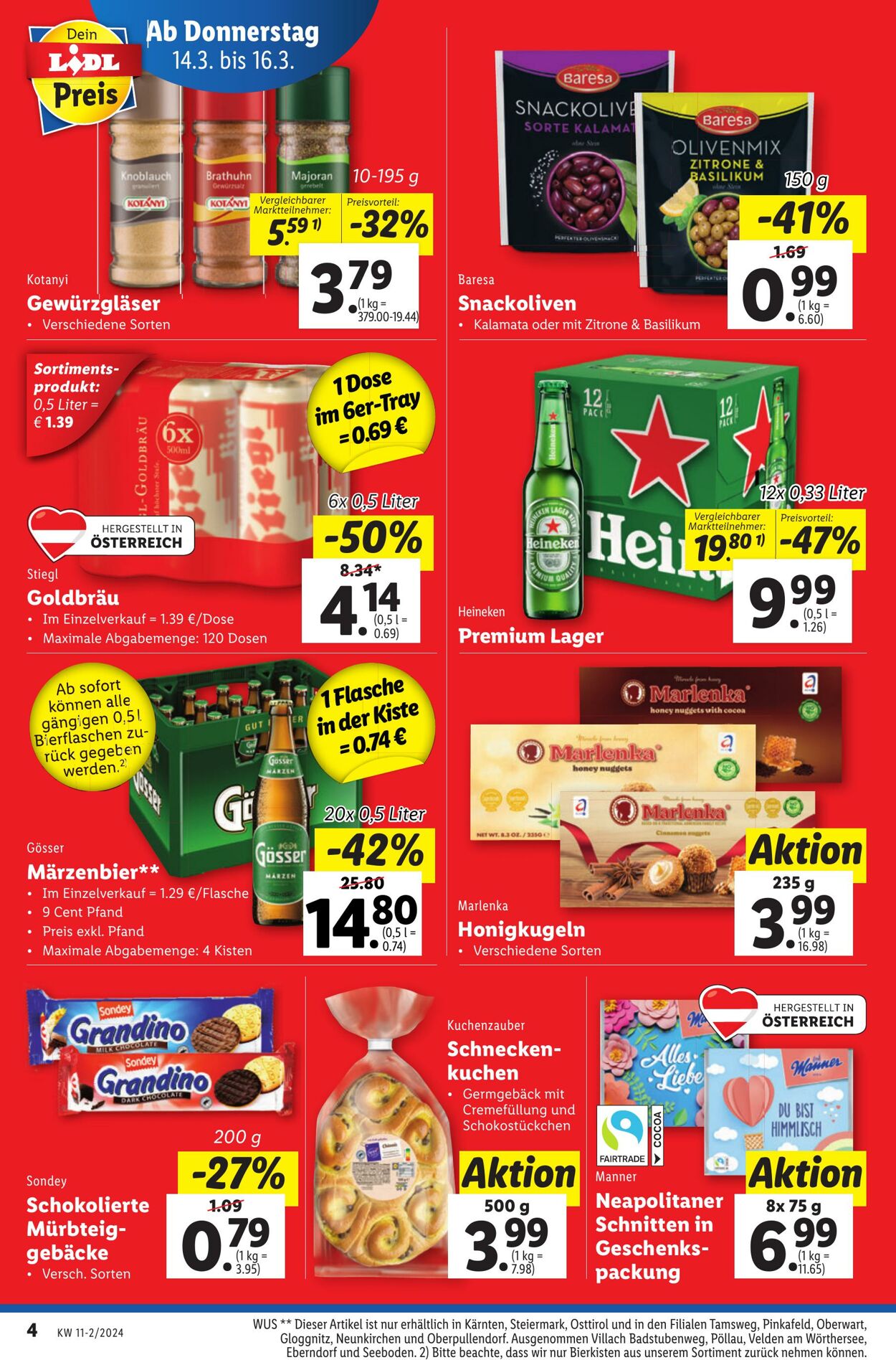 Prospekt Lidl 14.03.2024 - 20.03.2024