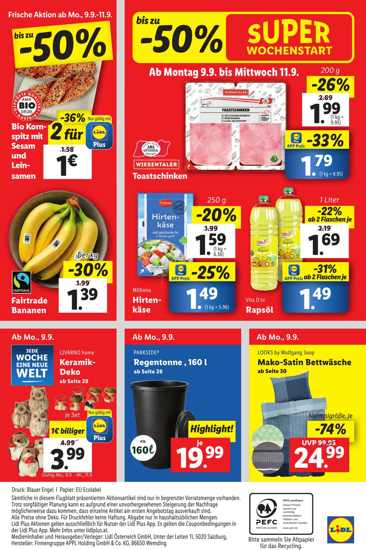 Prospekt Lidl 05.09.2024 - 11.09.2024