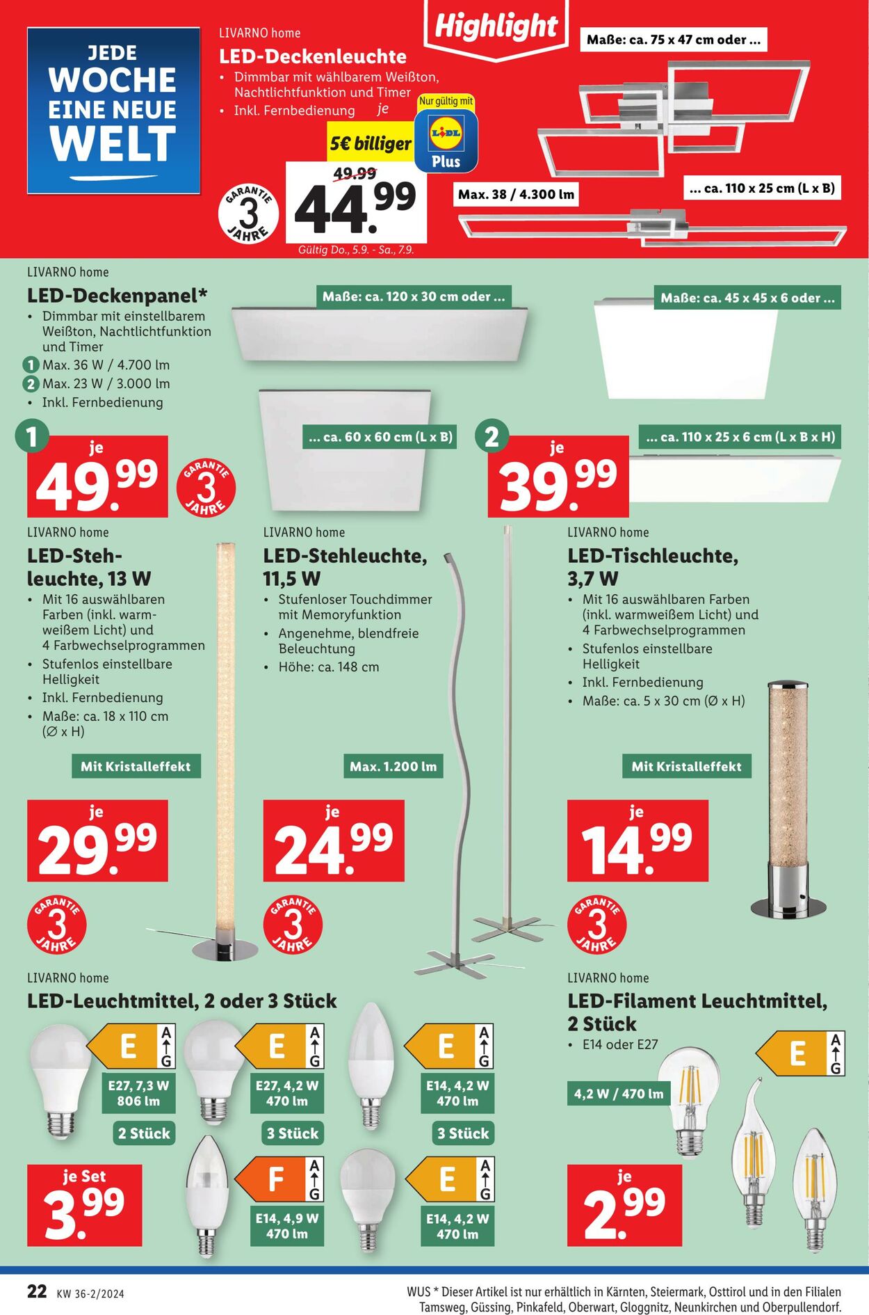 Prospekt Lidl 05.09.2024 - 11.09.2024