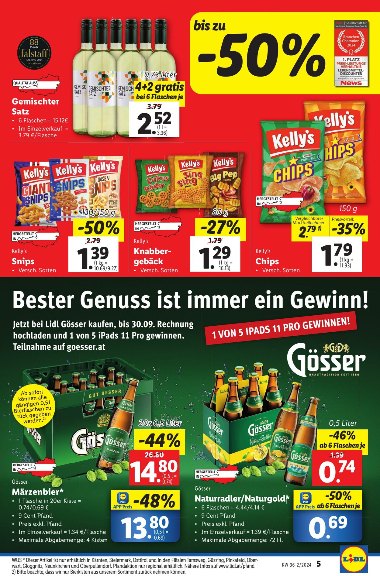 Prospekt Lidl 05.09.2024 - 11.09.2024