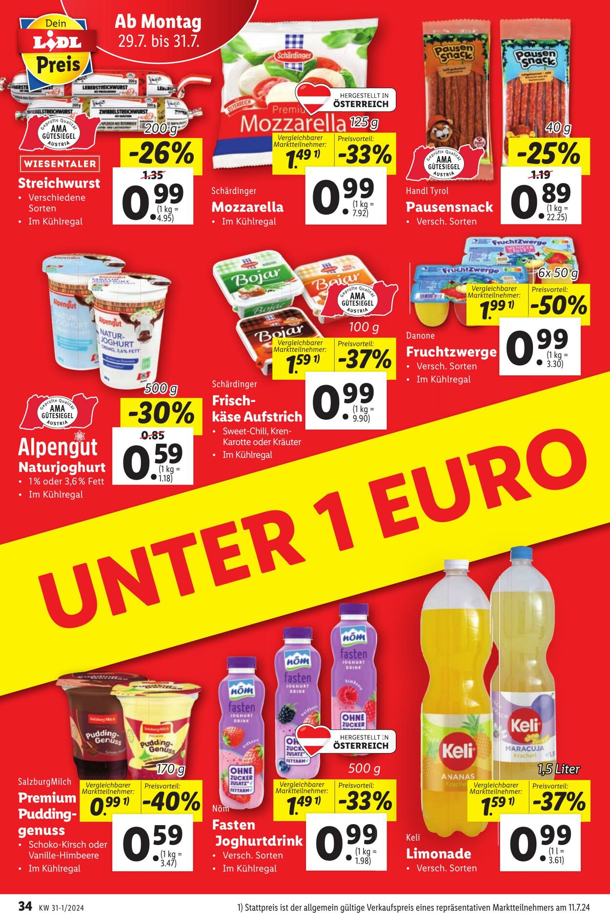 Prospekt Lidl 25.07.2024 - 31.07.2024