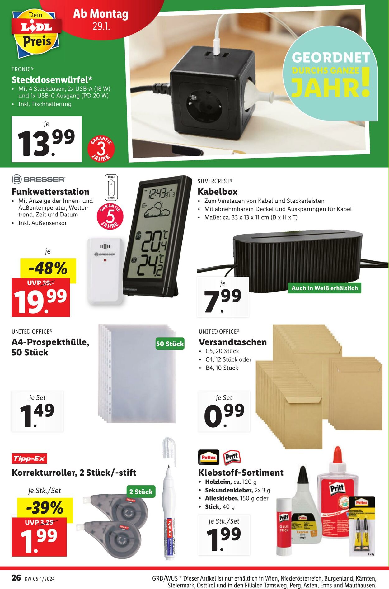 Prospekt Lidl 25.01.2024 - 31.01.2024