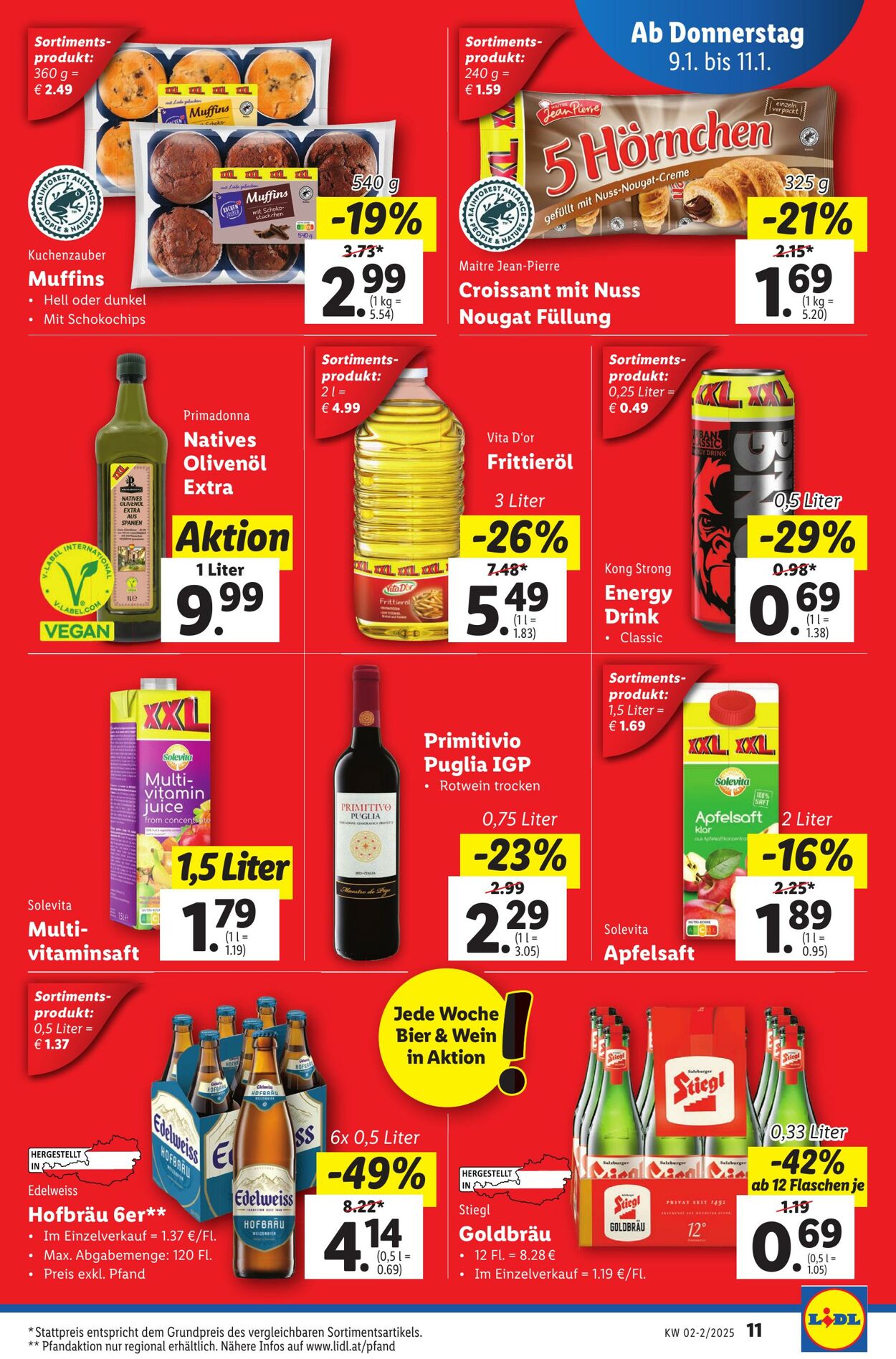 Prospekt Lidl 09.01.2025 - 15.01.2025