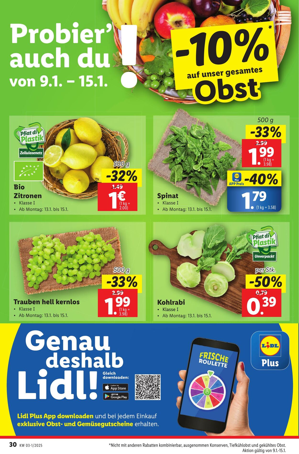 Prospekt Lidl 09.01.2025 - 15.01.2025