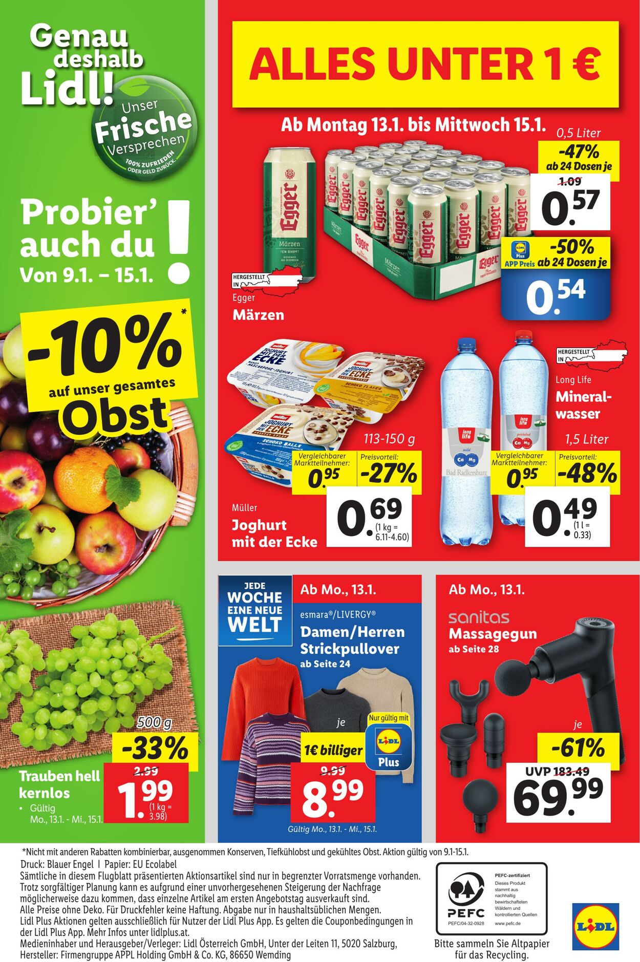 Prospekt Lidl 09.01.2025 - 15.01.2025