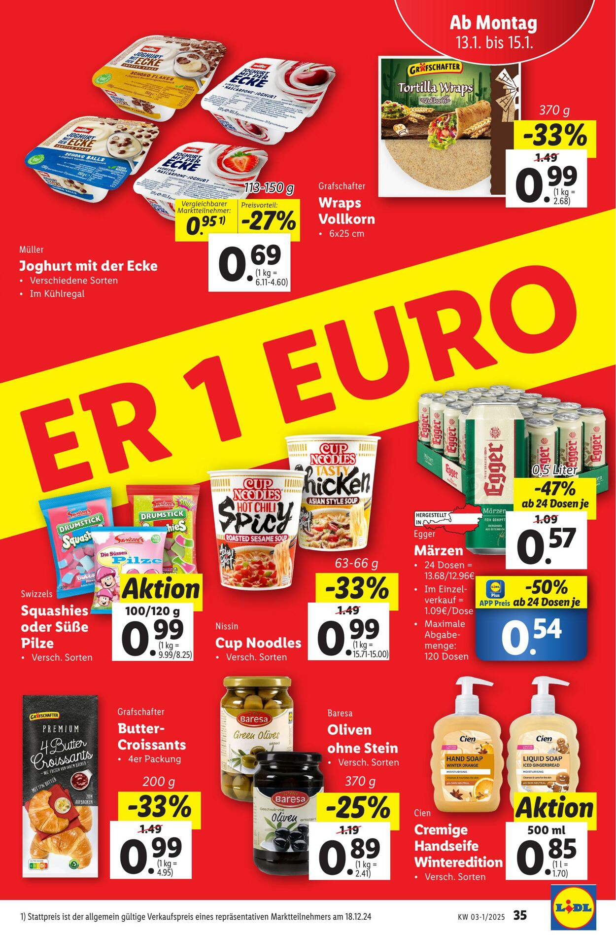 Prospekt Lidl 09.01.2025 - 15.01.2025