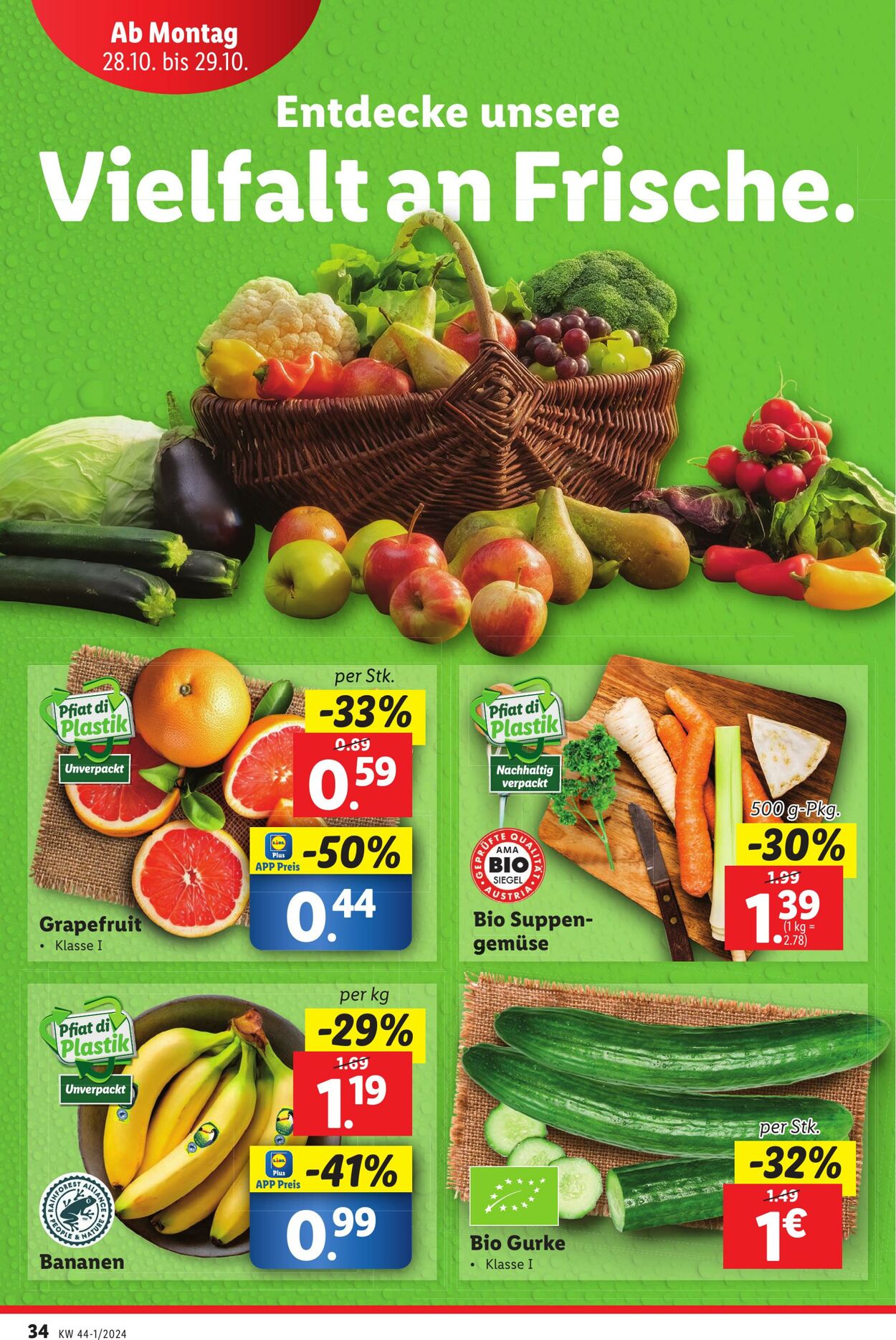 Prospekt Lidl 23.10.2024 - 29.10.2024