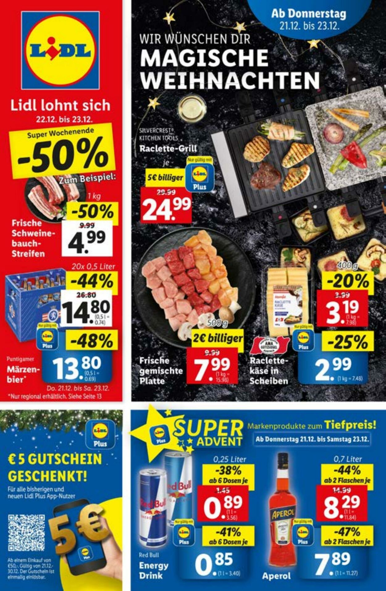 Prospekt Lidl 21.12.2023 - 23.12.2023